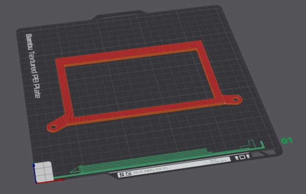 Digital File ONLY  LCD Dust Shield STL